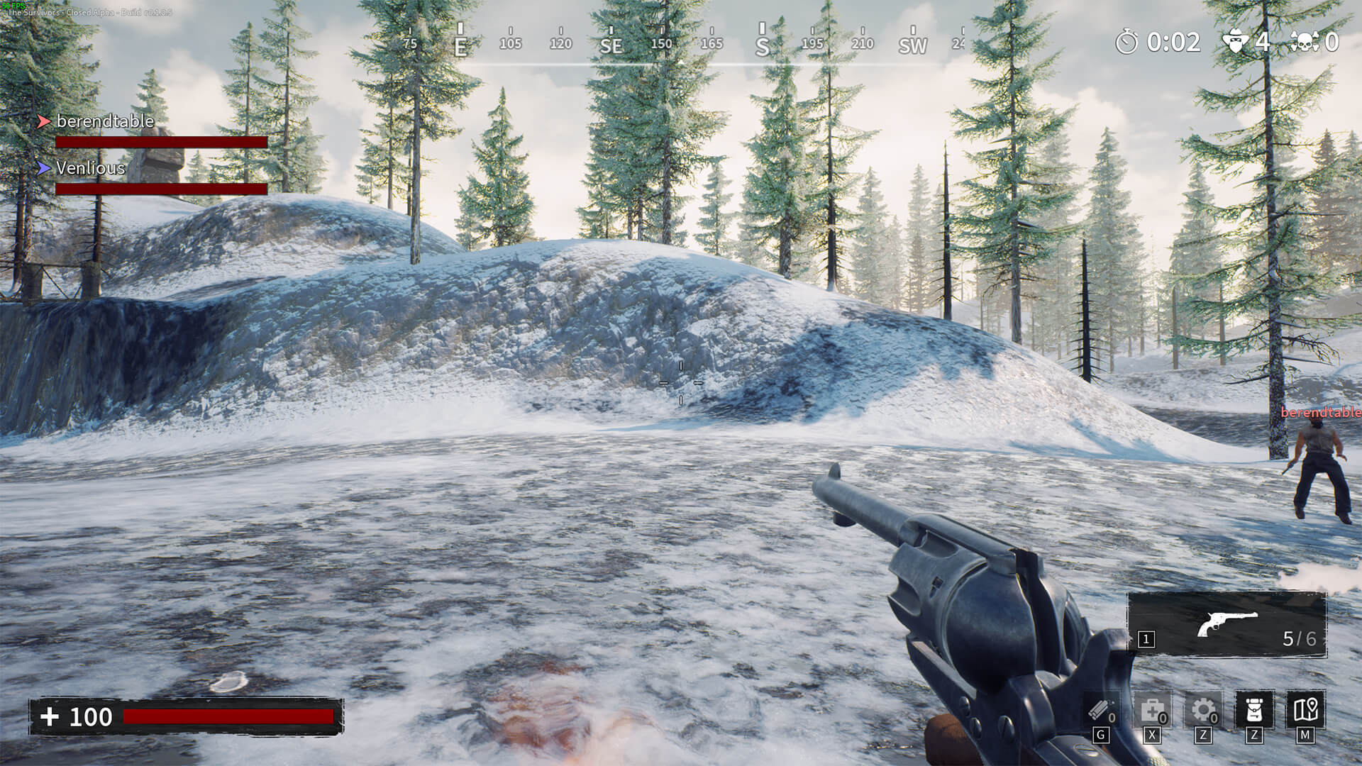 The HUD is seen as it is in the game as of July 2018.